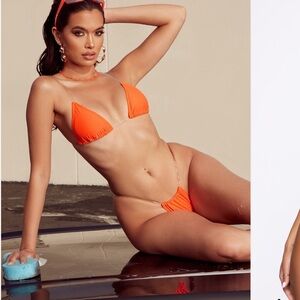 Fashion Nova Bright Orange Bikini